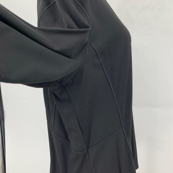 Spyder Active Shirt Womens 2XL XXL Black Crew Neck Stretch Long Sleeve Pullover - Picture 6 of 13